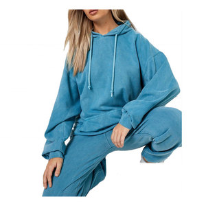 Survêtements Jogger 100 % Coton Délavé à l'Acide pour Femmes, Tenues de Sport Lourdes pour l'Entraînement Printanier 2026 - Product Image 3