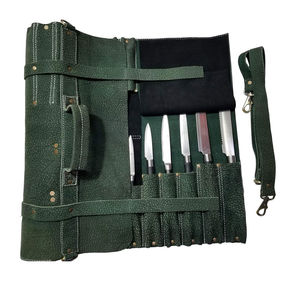 Sac de rangement pour couteaux en cuir durable et résistant, structure souple, couleur personnalisable, logo de haute qualité, taille personnalisée - Product Image 6