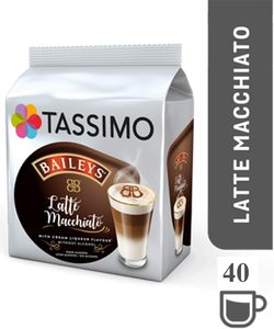 Cápsulas de café Tassimo Bail eys Latte Macchiato x8 (Paquete de 5, Total 40 bebidas) - Product Image 3