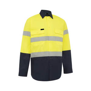 เสื้อไฮ VIS สำหรับผู้ใหญ่เสื้อทำงานแห้งเร็วระบายอากาศได้ดีขนาดปรับแต่งได้ - Product Image 1