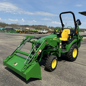 John Deeree 2025R Sub Compact <strong>Tractor</strong>, WITH <strong>LOADER</strong> AND BACKHOE <strong>Loader</strong> &amp; <strong>Snow</strong> <strong>Plow</strong> - Product Image 1