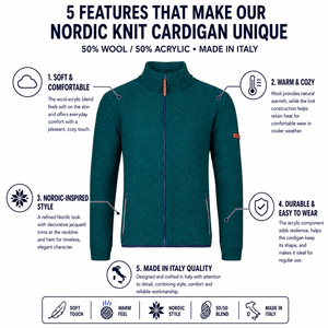 Veste polaire pour homme, couleur turquoise, fermeture éclair intégrale, col montant et poches latérales, matière Polartec, design respirant - Product Image 3