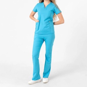 Precio barato uniformes médicos mujeres enfermera para venta al por mayor de fábrica uniformes médicos de enfermería - Product Image 3