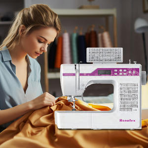 Máquina DE COSER doméstica multifuncional de un solo paso, 8 estilos, puntadas de ojal, para el hogar, - Product Image 1