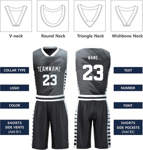 Haute Qualité Durable 100% Polyester Basketball Sportswear Personnalisé Sublimé Respirant Maillots Top Uniforme Fournisseur Rapide - Product Image 6