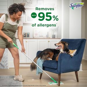 ไม้ถูพื้น Swiffer Sweeper 2-in-1 สำหรับทำความสะอาดพื้น ทำความสะอาดพื้นได้ทั้งแบบแห้งและแบบเปียก ชุดเริ่มต้นสำหรับกวาดและถูพื้น - Product Image 5