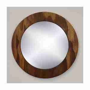 Top Selling Custom Made Round <b>Wooden</b> <b>Frame</b> Decor <b>Mirror</b> High Quality Hand Crafted Modern Design for Wall Home Decor - Product Image 3