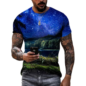 เสื้อยืดผู้ชายแขนสั้นผ้าฝ้ายและใยไผ่เสื้อผ้าผู้ชายจากปากีสถาน - Product Image 5