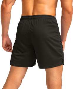 Pantalones Cortos Deportivos Personalizados para Hombre, de Malla, Secado Rápido, Transpirables, de Poliéster/Algodón, para Entrenamiento, Correr, Diseño Sólido, Sublimación Personalizada - Product Image 3