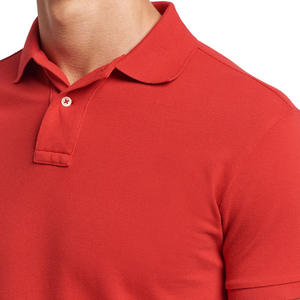 Polo Transpirable para Hombre, Talla Grande, Estilo Casual Elegante, Tela Jersey de Algodón/Spandex, Manga Corta, Logotipo Personalizado - Product Image 4