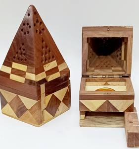 Conos de incienso hechos a mano de primera calidad y caja de soporte Bakhoor y recogedor de cenizas Artisnal Indian Quality Factory Price Model No- 2 - Product Image 6