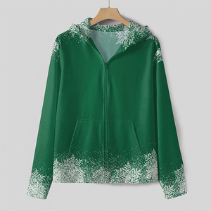 Sudadera con Capucha para Hombre, Lavada al Ácido, Transpirable, con Logotipo Personalizado, Lisa, con Opción de Talla Grande, con Cremallera, para la Lista Superior - Product Image 2