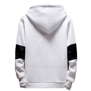 Men's Casual Slim Fit <b>Hoodies</b> for Autumn Solid Color Winter Wear Made of Polyester/Cotton Fashionable <b>Hoodies</b> - Product Image 2
