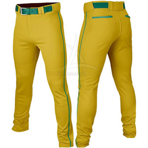 Pantalons de baseball pour adultes de haute qualité personnalisés, respirants, séchage rapide, 100% polyester, service OEM - Product Image 5