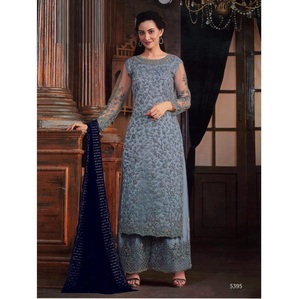 Meilleure vente Filet papillon lourd brodé pakistanaise Salwar Kameez robe ensemble pour fête vêtements ethniques fournisseur de gros - Product Image 1