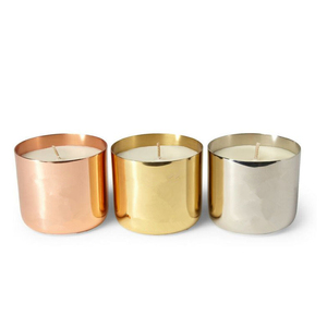 <b>Hammered</b> Copper Candle Jar - Product Image 5