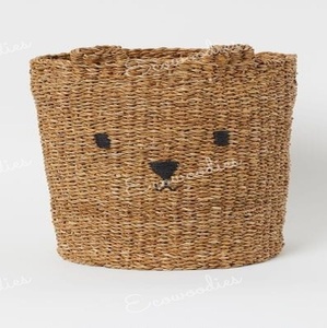 ตะกร้าหวายสำหรับใส่เสื้อผ้ารูปสัตว์น่ารักสำหรับตกแต่งห้องเลี้ยงเด็กตะกร้าผ้าหวายสำหรับเด็กและทารก - Product Image 1