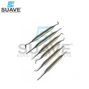 Elevador de raíz de implante periodontal recto curvo, elevador Dental, conjunto de periotomo quirúrgico de SUAVE SURGICAL INSTRUMENTS - Product Image 5