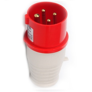 Gran oferta, enchufe Industrial de alta calidad, 4 pines, 32A, IP44, 3P + PE, enchufe eléctrico de plástico ABS, enchufe Industrial de conmutación de 380-415V - Product Image 4