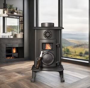 Poêle à bois en fonte TENDANCE, poêle à bois sans fumée, poêle à bois - Product Image 4