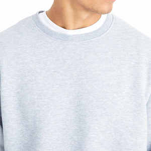 OEM ชุดวอร์มผ้าฝ้ายน้ำหนักเบาของผู้ชาย, ชุดเสื้อผ้าระบายอากาศแขนยาวความหนาพลัสไซส์ - Product Image 3