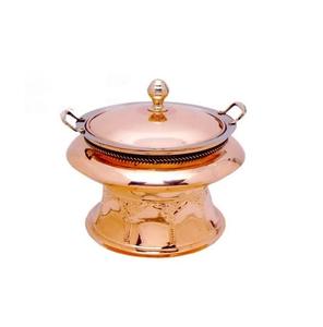 Solid Copper Chafing Dish for Wedding Banquet Catering Equipment Hotels & Party Supplies Handmade <b>Food</b> <b>Warmers</b> - Product Image 6