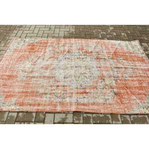 Tapis de 4,4 x 7,5 pieds, tapis turc vintage, tapis persan rouge - Product Image 3