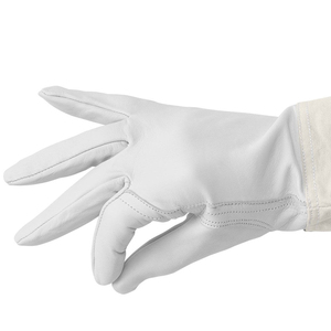 2025 Guantes de apicultura de malla ventilada de 3 capas más vendidos Protección de cuero transpirable de alta calidad ODM OEM disponible - Product Image 4