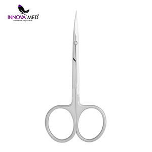 OEM Service Customized Logo Print Steel Material Premium Product Cuticle <b>Scissors</b> by INNOVAMED INSTRUMENTS - Product Image 2