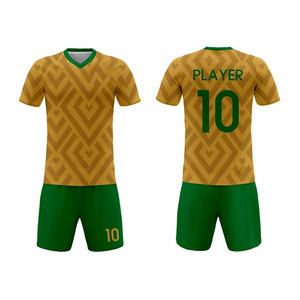Chaqueta de fútbol uniforme deportivo uniformes sublimados fútbol verde personalizado al por mayor uniforme de fútbol - Product Image 2
