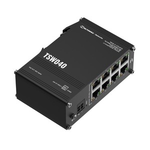Teltonika TSW040 <b>Switch</b>, 8x RJ45 100Mb/s <b>PoE</b>, 240W, IP30 - Product Image 1