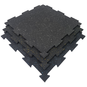 Meilleures ventes de dalles de gym en caoutchouc autobloquantes Supersafe, durables, antidérapantes, élastiques, absorbant les chocs, tapis de sécurité pour intérieur et extérieur - Product Image 1