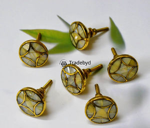 Boutons de tiroir écologiques de conception minimaliste d'incrustation de qualité supérieure pour armoires commodes tiroirs armoires et cuisines-Tradebyd - Product Image 1