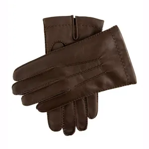 Gants de ski d'hiver en cuir de qualité supérieure avec logo personnalisé Vente en gros de mitaines d'écran tactile à la mode pour hommes et femmes - Product Image 1