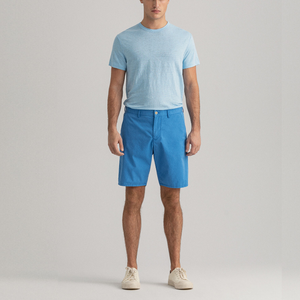 Summer Washed Cotton <b>Men's</b> Casual <b>Shorts</b>, Solid Color, Slim-Fit, Plus Size, Versatile Everyday Wear for Modern <b>Men</b> and Comfort - Product Image 6