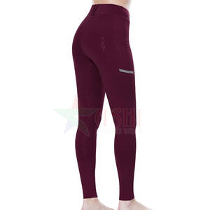 Pantalons d'équitation à taille haute personnalisés, jodhpurs, leggings d'équitation pour femmes, imperméables, coupe-vent, taille adulte - Product Image 4