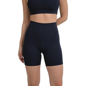 Pantalones cortos de Yoga Cruz cintura alta Levantamiento de cadera Nylon gimnasio corto Yoga Fitness mujeres ciclismo apretado elástico transpirable deportes pantalones cortos - Product Image 1