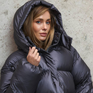 Veste matelassée d'hiver pour femme conçue pour la rétention de la chaleur, construction respirante, protection contre le vent, vêtement supérieur - Product Image 2