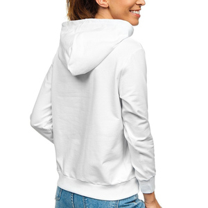 Sudaderas con capucha lisas para mujer Sudadera con capucha básica de color sólido Venta al por mayor Pedido a granel - Product Image 3