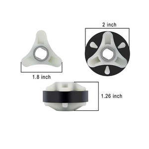 XPARTCO 285753A Electric Motor Coupler 2 Pack Washer for Washing Machine and Dryer Rubber Cloth and Plastic Material - Product Image 5