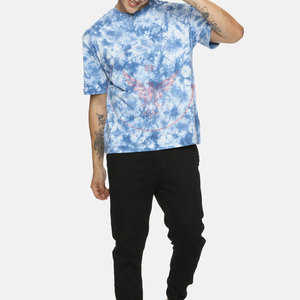 Camisetas Tie Dye para Hombre de Talla Grande, Nuevo Estilo, Muy Populares, Tejido de Poliéster/Algodón Transpirable y Ecológico, Calidad de Primera - Product Image 4