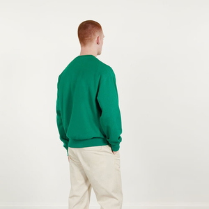 เสื้อสเวตเตอร์ผ้าฝ้ายสำหรับผู้ชายเสื้อสเวตเตอร์ปักลาย - Product Image 4