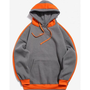 เสื้อฮู้ดดี้ผ้าฟลีซคอตตอน 100% รุ่นใหม่ปี 2025 ทรงปกติ สีพื้น กันลม ระบายอากาศได้ดี มีกระเป๋า ซิปหน้า - Product Image 4