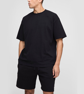 Conjunto de camiseta y pantalones cortos de verano para hombre, conjunto de 2 piezas, camiseta informal con pantalones cortos, ropa informal de algodón transpirable, venta al por mayor OEM - Product Image 6
