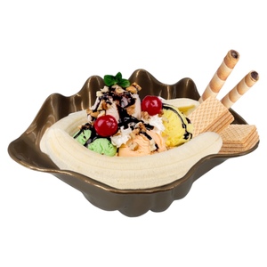 Vajilla blanca con forma de concha al por mayor, cuencos creativos de plástico con diseño de concha para olla caliente, suministros para restaurantes y hoteles - Product Image 4