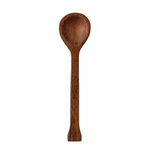 Cuchara de Madera Decorativa India Hecha a Mano con Acabado Marrón, Cuchara de Madera Natural, Mini Cuchara de Cocina al por Mayor - Product Image 2