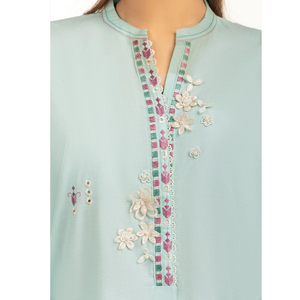 Bordado transpirable Colección formal Paquistaní Shalwar Kameez Traje para mujeres Proveedor directo de fábrica Vestido ligero para - Product Image 5