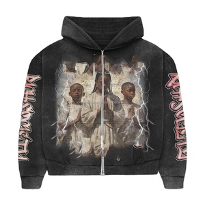Nouvel ensemble de survêtement décontracté deux pièces pour homme 2025 avec capuche et cordon de serrage, respirant, broderie chenille, couleur unie - Product Image 1