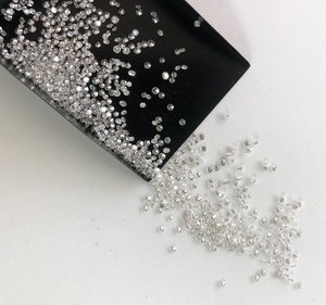 Melee-diamante tallado redondo para joyería, Diamante Suelto brillante, para laboratorio, Color DEF, VVS, claridad, pulido - Product Image 2