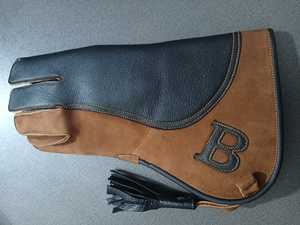 Gant de fauconnerie personnalisé avec nom découpé au laser Fashion On brassard 11 pouces gant 2 couches - Product Image 2